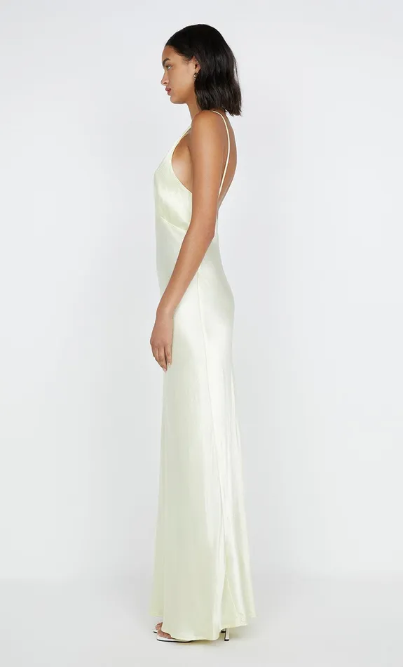 Bec Bridge Dresses MOON DANCE V MAXI DRESS Ice Yellow 8211 Women