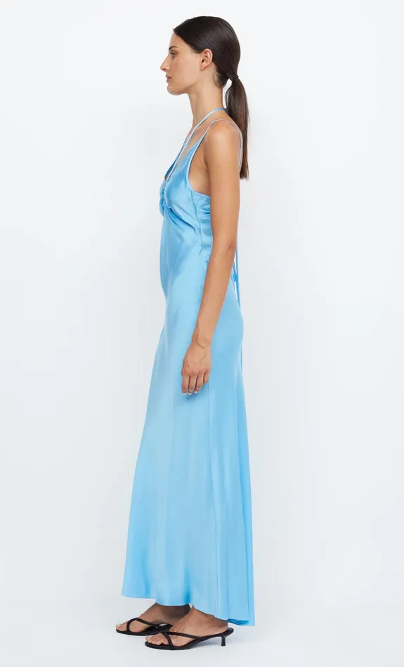 Bec Bridge Dresses QUINN MAXI DRESS Topaz Blue 8211 Women