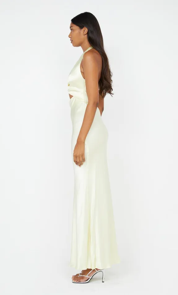 Bec Bridge Dresses SABIA TWIST DRESS Ice Yellow 8211 Women