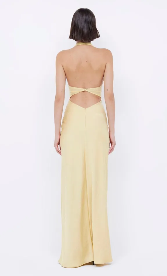 Bec Bridge Dresses SOLARE HALTER DRESS Citrus 8211 Women
