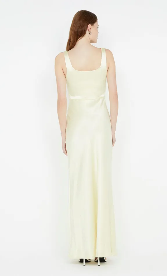 Bec Bridge Dresses THE DREAMER SQUARE NECK DRESS Ice Yellow 8211 Women