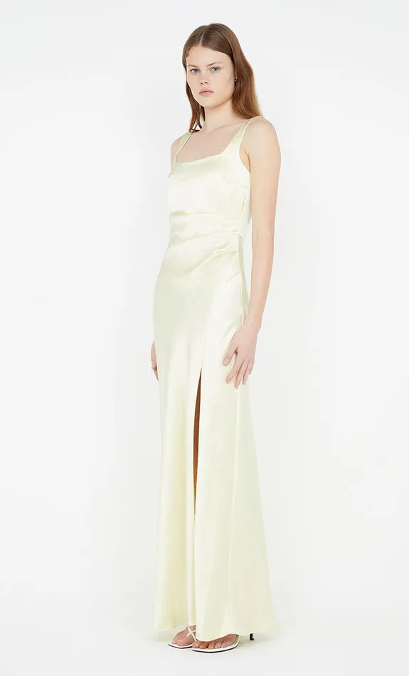 Bec Bridge Dresses THE DREAMER SQUARE NECK DRESS Ice Yellow 8211 Women