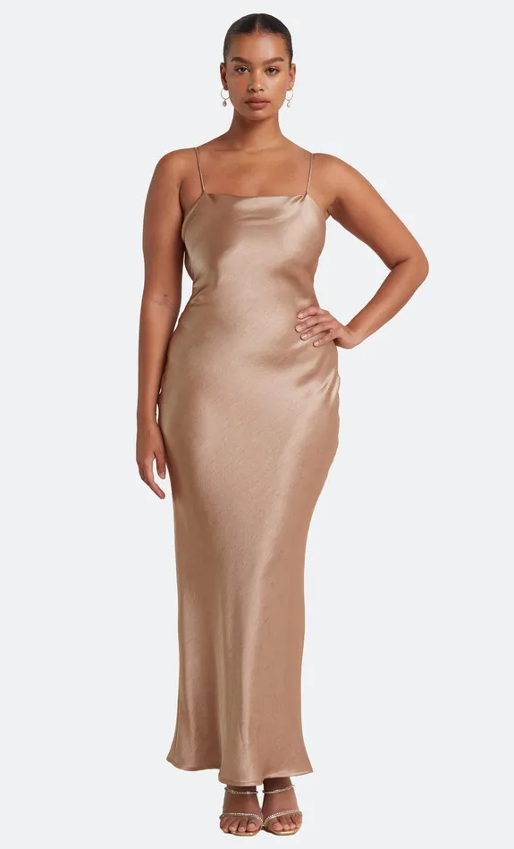 Bec Bridge Dresses THE DREAMER TIE DRESS Golden 8211 Women