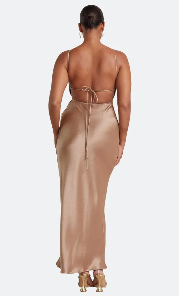 Bec Bridge Dresses THE DREAMER TIE DRESS Golden 8211 Women