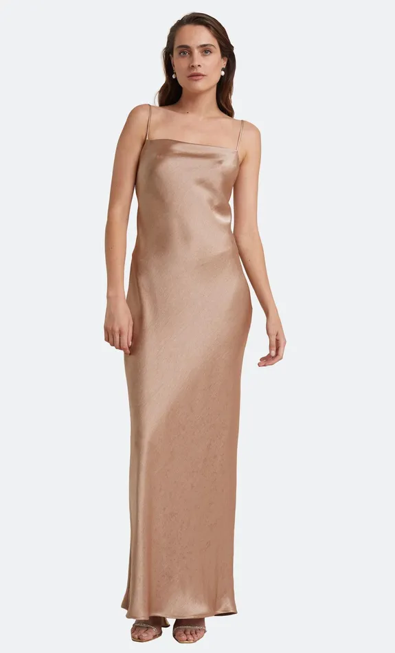 Bec Bridge Dresses THE DREAMER TIE DRESS Golden 8211 Women