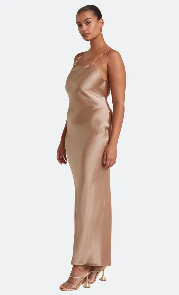 Bec Bridge Dresses THE DREAMER TIE DRESS Golden 8211 Women