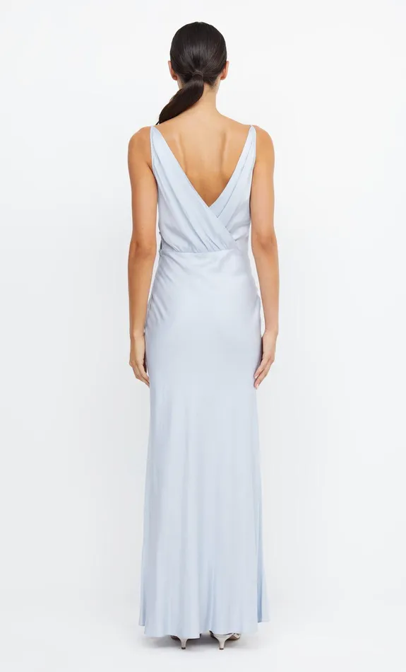 Bec Bridge Event Wear Dresses ADORE V MAXI DRESS Dusty Blue 8211 Women