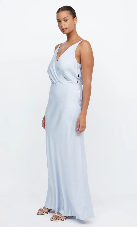 Bec Bridge Event Wear Dresses ADORE V MAXI DRESS Dusty Blue 8211 Women