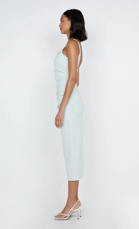 Bec Bridge Event Wear Dresses AVELINE TUCK MIDI DRESS Ocean Mist 8211 Women