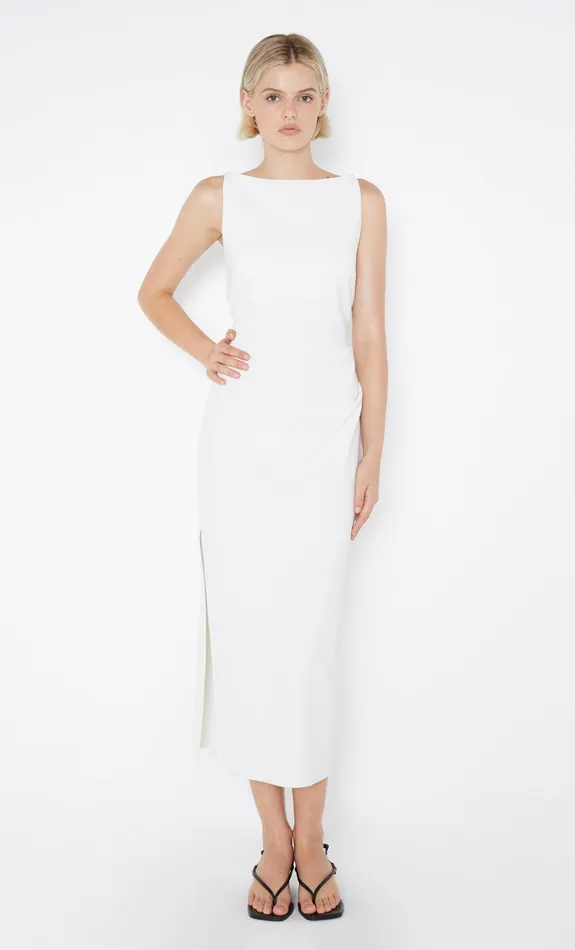 Bec Bridge Event Wear Dresses BE MINE TUCK DRESS Ivory 8211 Women