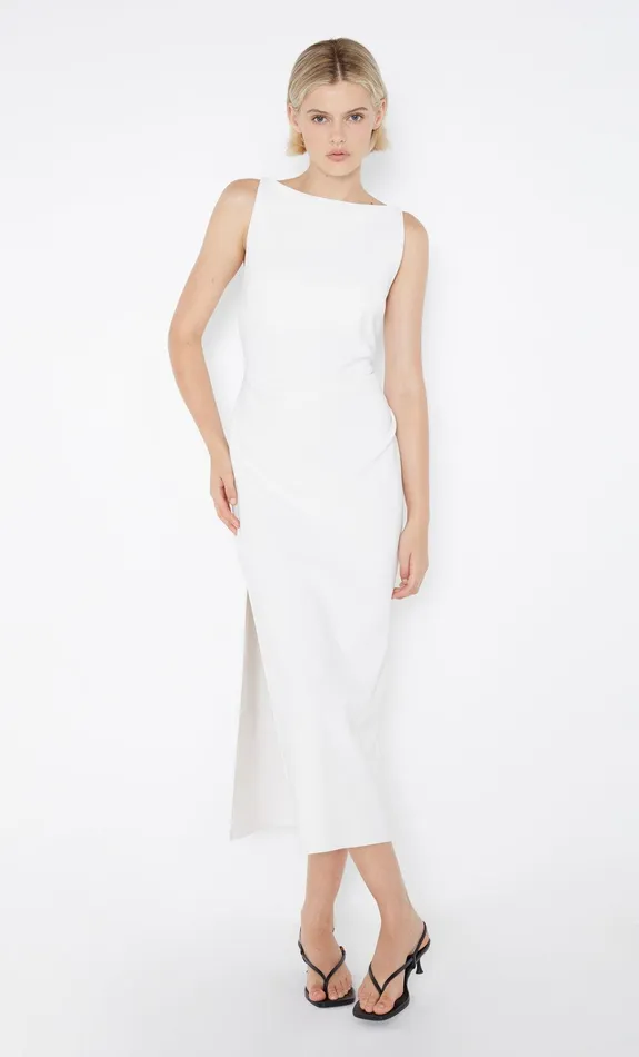 Bec Bridge Event Wear Dresses BE MINE TUCK DRESS Ivory 8211 Women