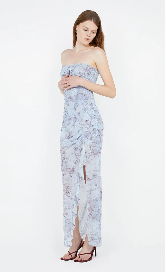 Bec Bridge Event Wear Dresses DANICA STRAPLESS DRESS Chambray Rose 8211 Women