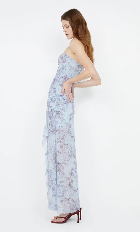 Bec Bridge Event Wear Dresses DANICA STRAPLESS DRESS Chambray Rose 8211 Women