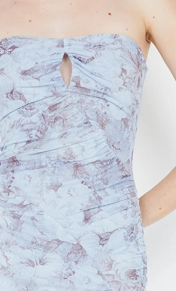 Bec Bridge Event Wear Dresses DANICA STRAPLESS DRESS Chambray Rose 8211 Women