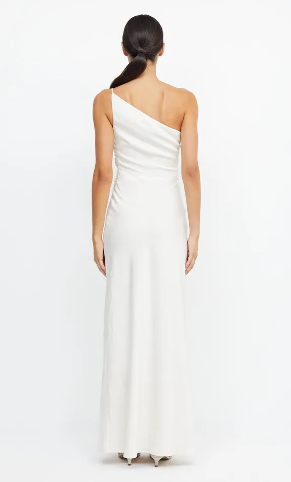 Bec Bridge Event Wear Dresses ETERNITY ASYM MAXI DRESS Cream 8211 Women