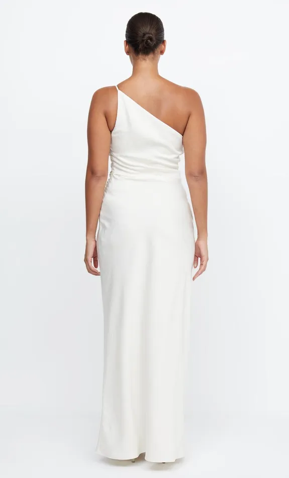 Bec Bridge Event Wear Dresses ETERNITY ASYM MAXI DRESS Cream 8211 Women