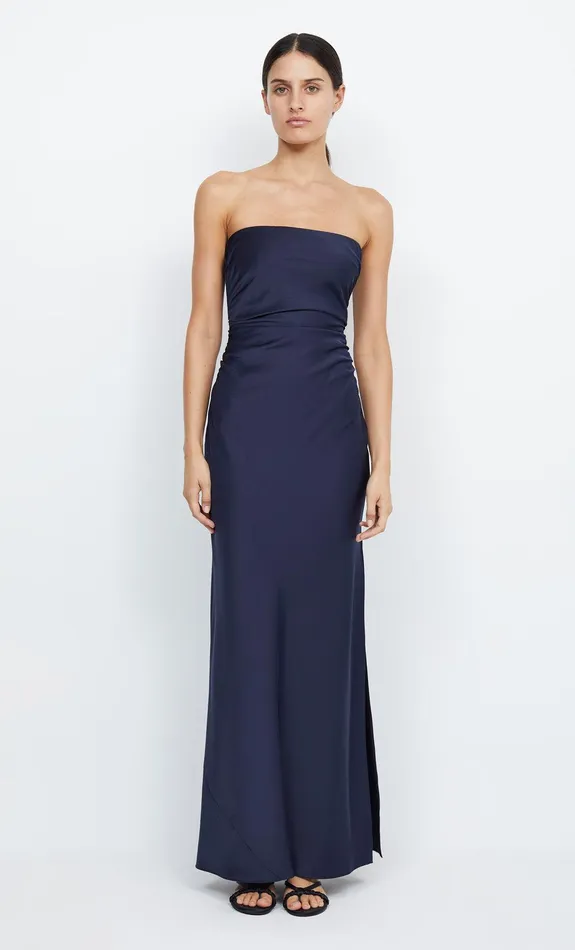Bec Bridge Event Wear Dresses ETERNITY STRAPLESS MAXI Ink 8211 Women