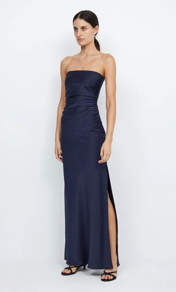 Bec Bridge Event Wear Dresses ETERNITY STRAPLESS MAXI Ink 8211 Women