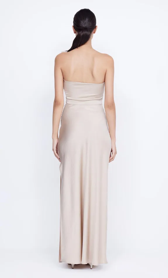 Bec Bridge Event Wear Dresses ETERNITY STRAPLESS MAXI Sand 8211 Women