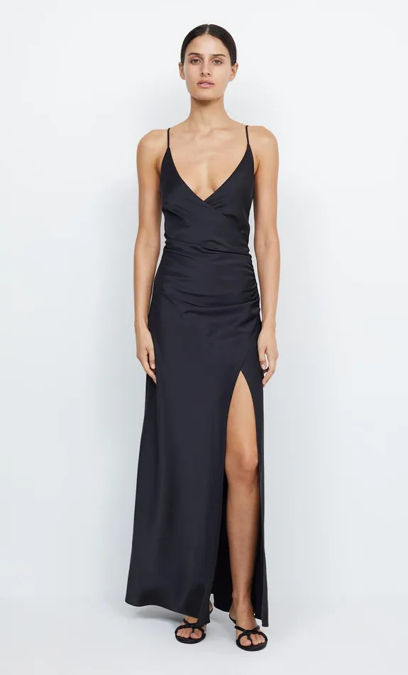 Bec Bridge Event Wear Dresses ETERNITY V MAXI DRESS Black 8211 Women