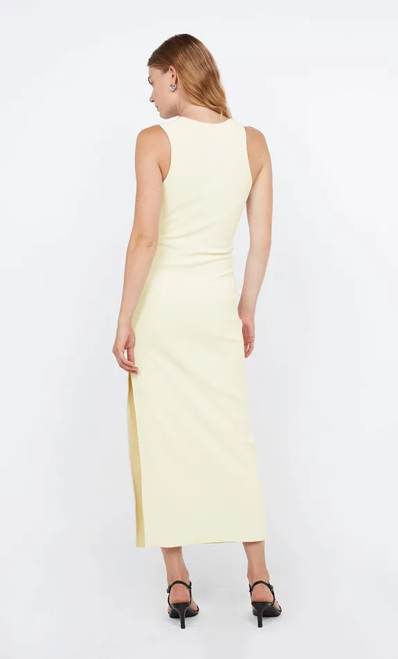Bec Bridge Event Wear Dresses LETTY MIDI DRESS Lemon 8211 Women