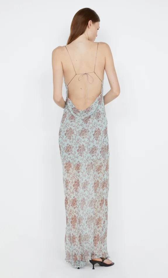 Bec Bridge Event Wear Dresses LYLOU MAXI DRESS Juniper Floral 8211 Women