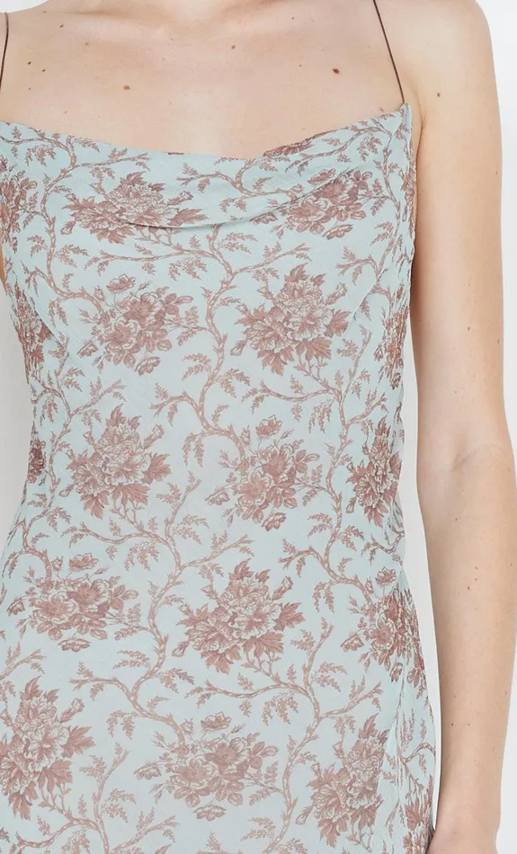 Bec Bridge Event Wear Dresses LYLOU MAXI DRESS Juniper Floral 8211 Women