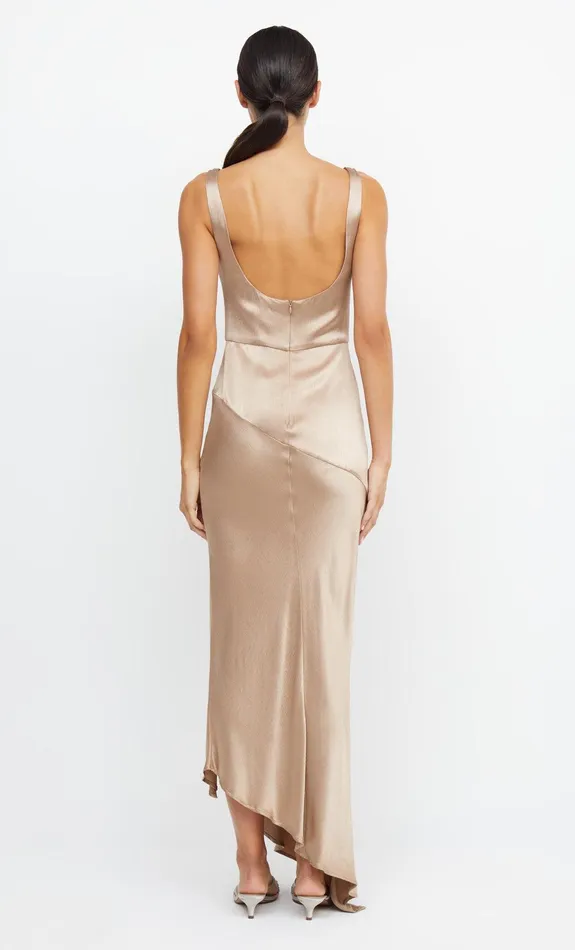 Bec Bridge Event Wear Dresses MOON DANCE COWL DRESS Golden 8211 Women