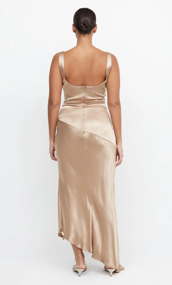 Bec Bridge Event Wear Dresses MOON DANCE COWL DRESS Golden 8211 Women