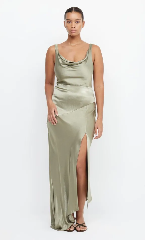 Bec Bridge Event Wear Dresses MOON DANCE COWL DRESS Sage 8211 Women