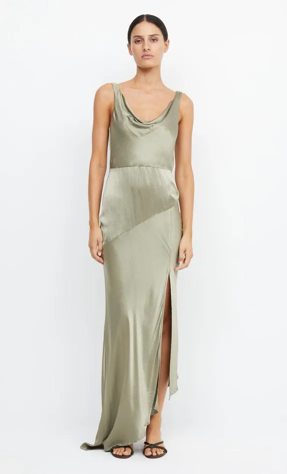 Bec Bridge Event Wear Dresses MOON DANCE COWL DRESS Sage 8211 Women