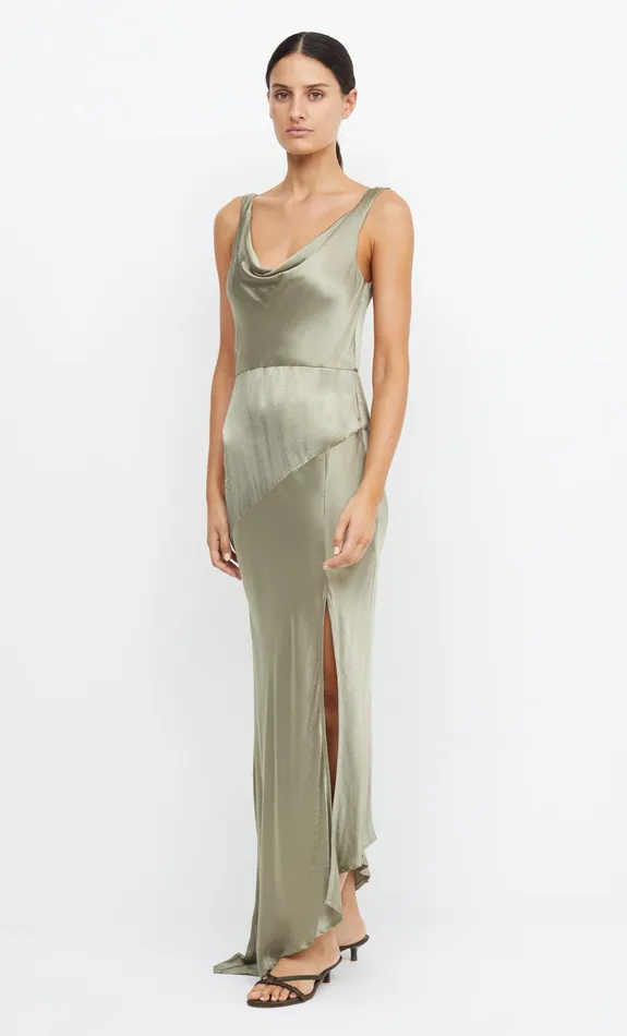 Bec Bridge Event Wear Dresses MOON DANCE COWL DRESS Sage 8211 Women