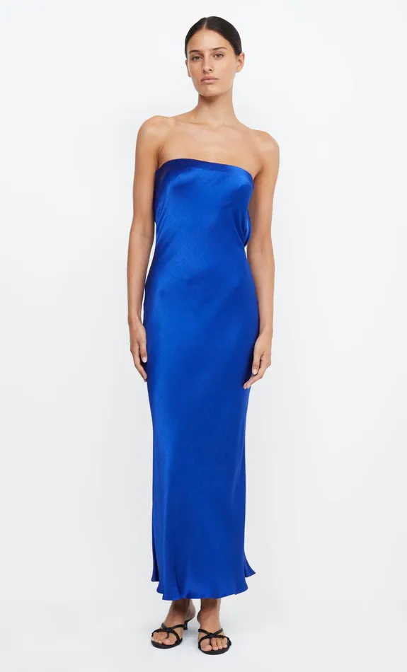 Bec Bridge Event Wear Dresses MOON DANCE STRAPLESS DRESS Mediterranean Blue 8211 Women