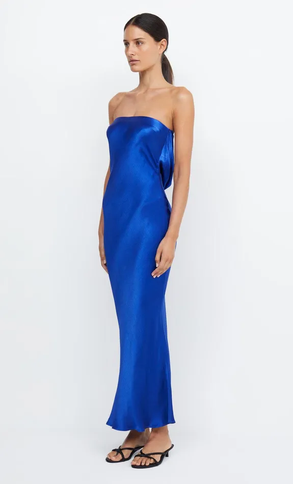 Bec Bridge Event Wear Dresses MOON DANCE STRAPLESS DRESS Mediterranean Blue 8211 Women