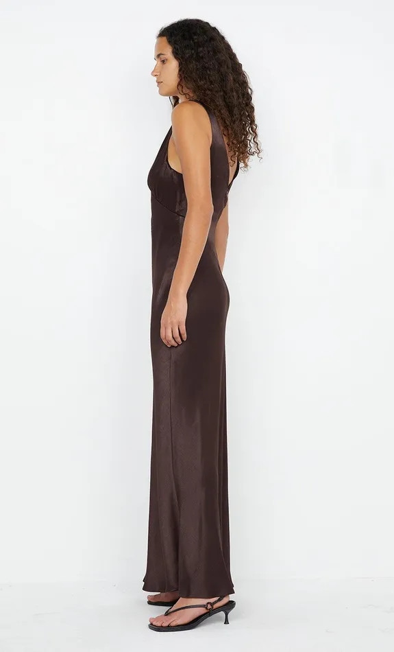 Bec Bridge Event Wear Dresses MOON DANCE VERONA DRESS Dark Chocolate 8211 Women