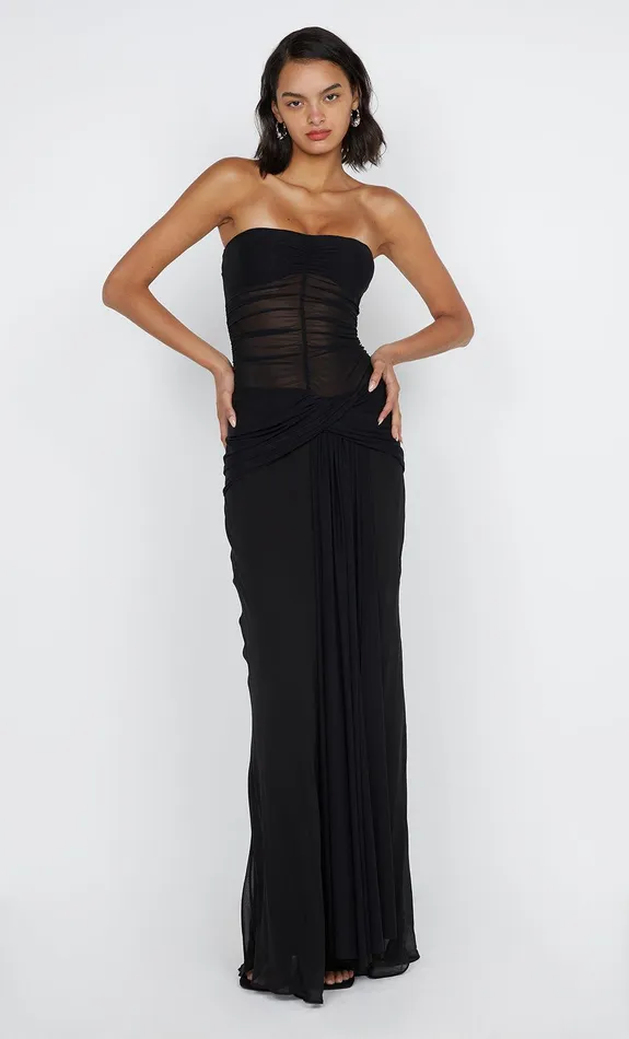 Bec Bridge Event Wear Dresses NOEMI STRAPLESS DRESS Black 8211 Women