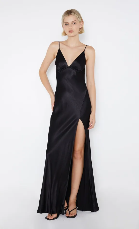 Bec Bridge Event Wear Dresses REN SPLIT MAXI DRESS Black 8211 Women