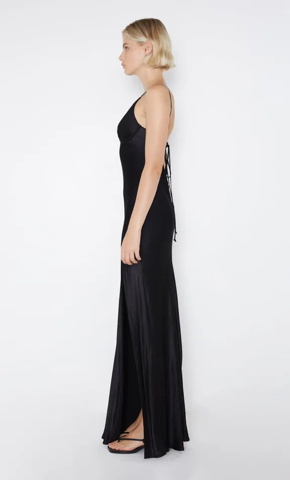 Bec Bridge Event Wear Dresses REN SPLIT MAXI DRESS Black 8211 Women