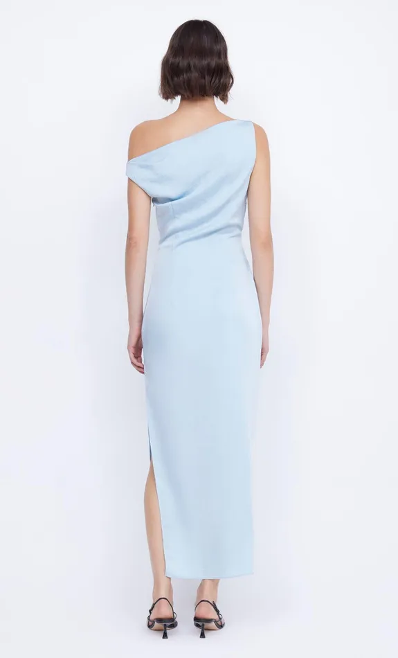 Bec Bridge Event Wear Dresses ROCHELLE ASYM MIDI DRESS Dolphin Blue 8211 Women