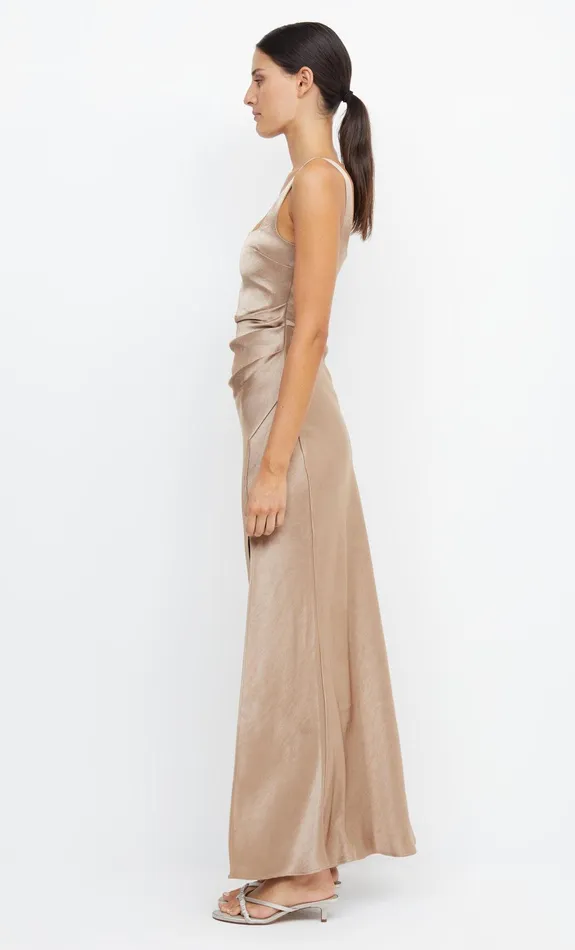 Bec Bridge Event Wear Dresses THE DREAMER SQUARE NECK DRESS Golden 8211 Women