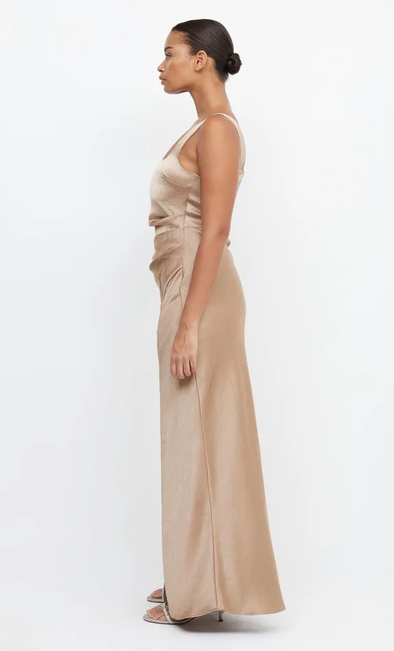 Bec Bridge Event Wear Dresses THE DREAMER SQUARE NECK DRESS Golden 8211 Women
