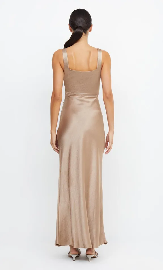 Bec Bridge Event Wear Dresses THE DREAMER SQUARE NECK DRESS Golden 8211 Women