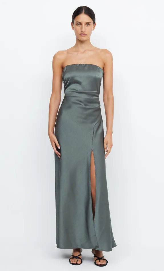 Bec Bridge Event Wear Dresses THE DREAMER STRAPLESS DRESS Dark Willow 8211 Women
