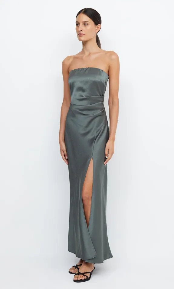 Bec Bridge Event Wear Dresses THE DREAMER STRAPLESS DRESS Dark Willow 8211 Women