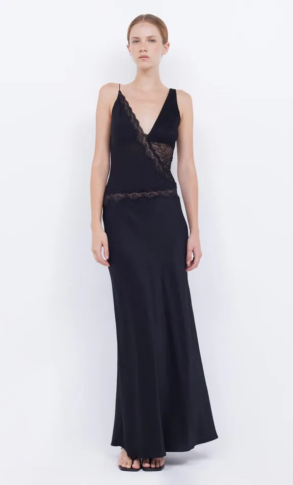 Bec Bridge Maxi Dresses ABRIELLE LACE MAXI DRESS Blackblack 8211 Women