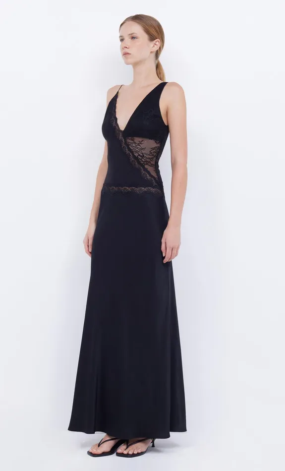 Bec Bridge Maxi Dresses ABRIELLE LACE MAXI DRESS Blackblack 8211 Women