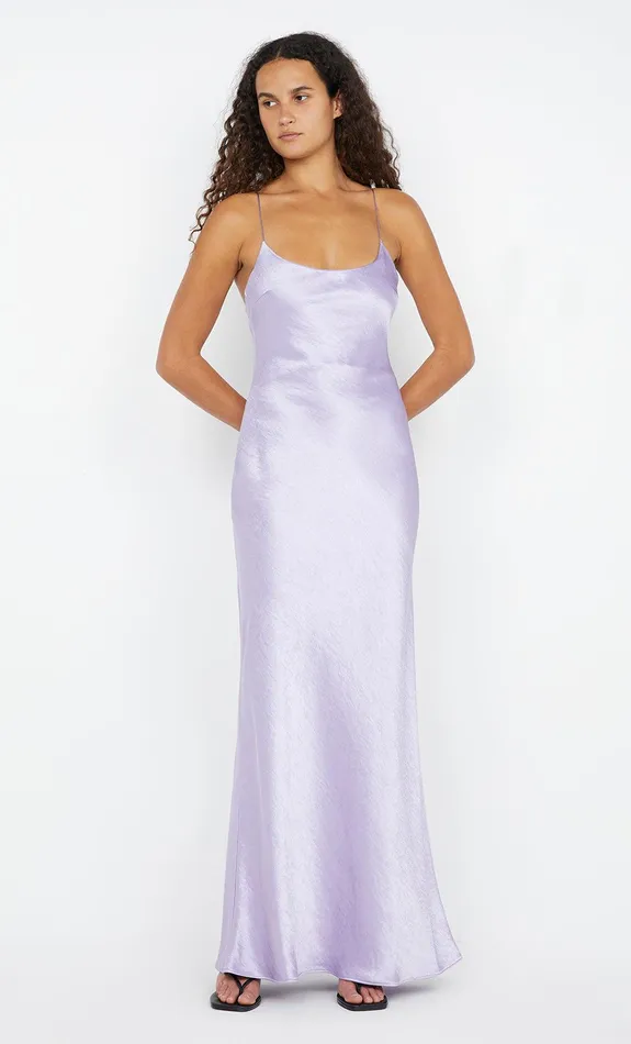 Bec Bridge Maxi Dresses ALLEGRA TIE MAXI DRESS Lilac 8211 Women