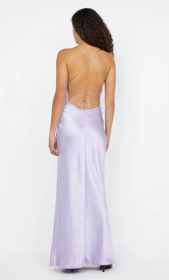 Bec Bridge Maxi Dresses ALLEGRA TIE MAXI DRESS Lilac 8211 Women