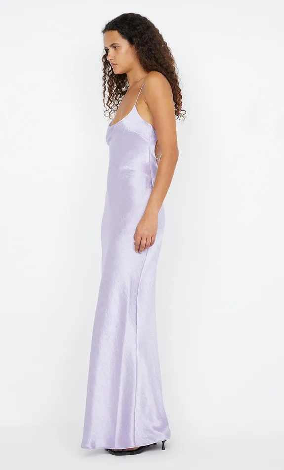 Bec Bridge Maxi Dresses ALLEGRA TIE MAXI DRESS Lilac 8211 Women