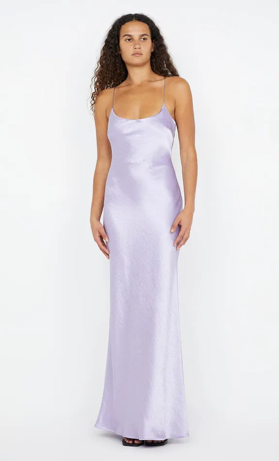 Bec Bridge Maxi Dresses ALLEGRA TIE MAXI DRESS Lilac 8211 Women